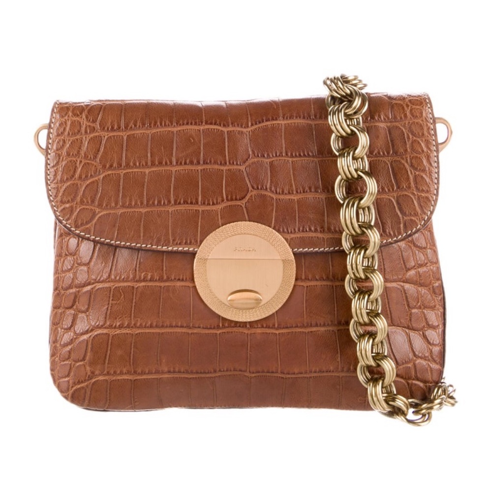 ISO - PRADA Coccodrillo Chain Shoulder Bag
